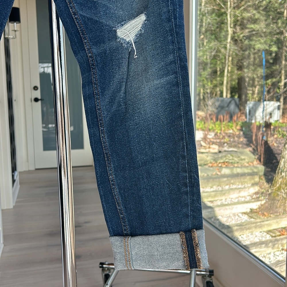 Levi’s Altered 711 Skinny Cropped Jeans SZ 30x30 - Picture 5 of 6